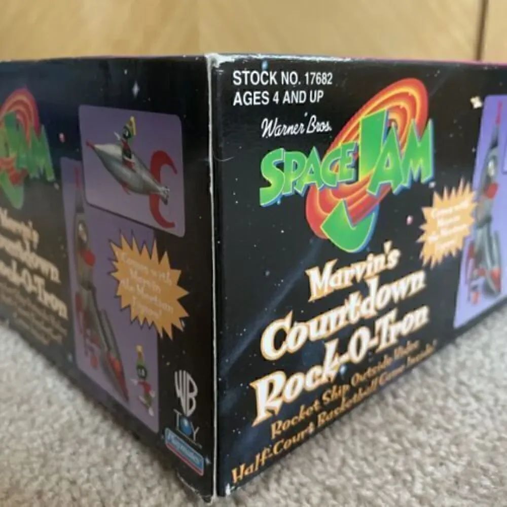 1996 PLAYMATES SPACE JAM - MARVIN’S COUNTDOWN ROCK-O-TRON PLAYSET - NEW In Box - Picture 8 of 12